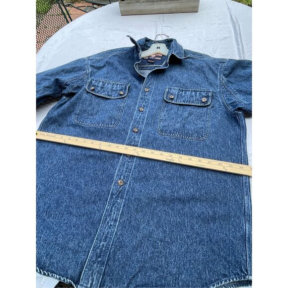 Vintage Duluth Trading Co. size L heavy 100% cotton made in Hong Kong. - Picture 9 of 10